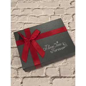 I Will Love You Forever Rose And Necklace Set, NIOB, Comes With A Little Card